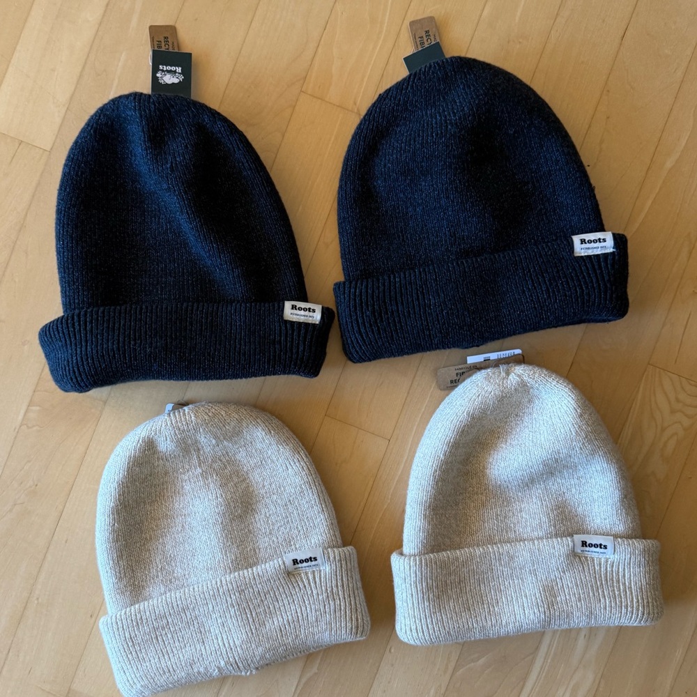 A set of Roots beanie for the family!